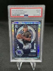 2024 Bowman Chrome Jackson Holliday Bowman AI Mini Diamond Refractor /150 PSA 9 