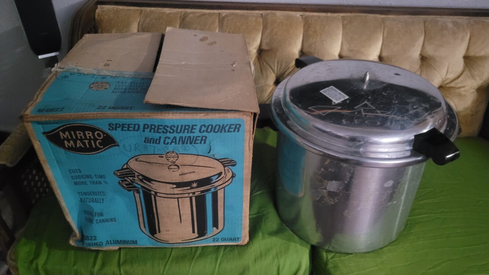 Mirro Matic 22 qt Aluminum Speed Pressure Cooker/Canner*M0622 eBay