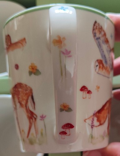 Leonardo/Lesser And Pavey Woodland Wildlife 4 Piece Mug Set In Box - Picture 8 of 10