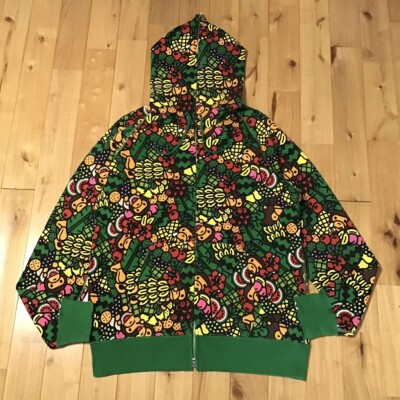 A Bathing Ape BABY MILO ジップ パーカー XL ☆XL☆ マイロ フルジップ パーカー black a bathing ape BAPE