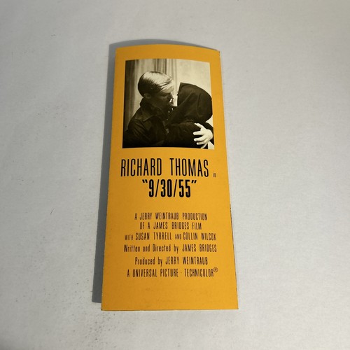 1977 30. September 1955, Richard Thomas "30.09.55" Film Filmprogramm Trifold - Bild 11 von 15