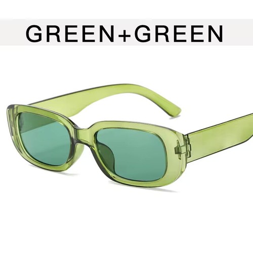 Womans Luxury Rectangular Frame Fashion Sunglasses Female Stylish - Picture 9 of 44