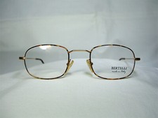 Bertelli eyeglasses Titanium oval square frames men women NOS vintage