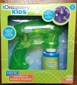 discovery bubble blower automatic light up
