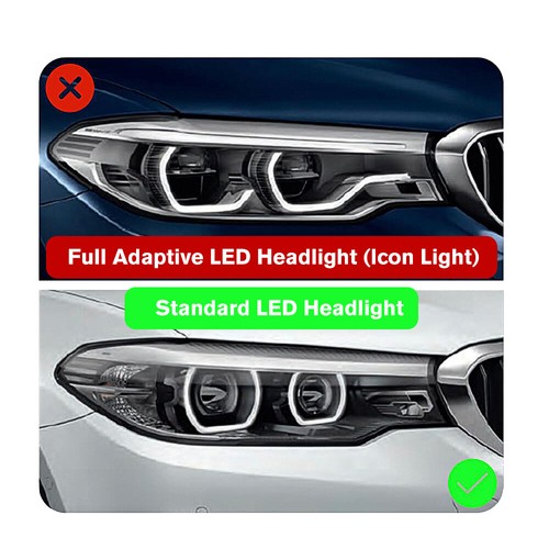 Yellow Angel Eyes DRL LED Light Daytime Running Module For BMW 2017-2020 5Series - Foto 3 di 11