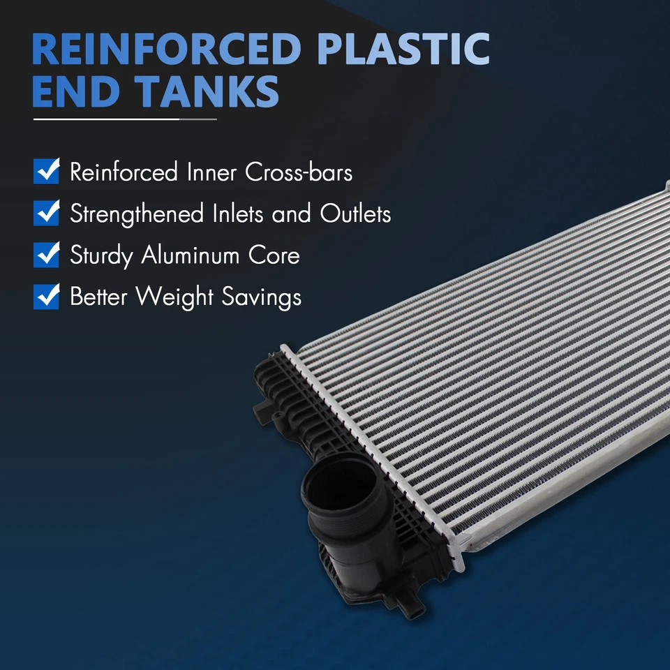 Intercooler enfriador de aire de carga para Volkswagen Passat 2009-2010 y 2012-2014 2,0 L Foto 4 de 4