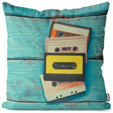 VOID Kissenbezug Vintage Kassetten Tape Musik Kassettenplayer Kassettenspieler