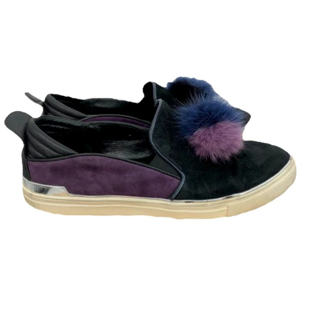 Pom pom best sale slip on sneakers