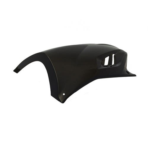 Black Front Headlight Mask Cover Top Large Shield For YAMAHA Zuma BWS 125 YW125 - Picture 5 of 6