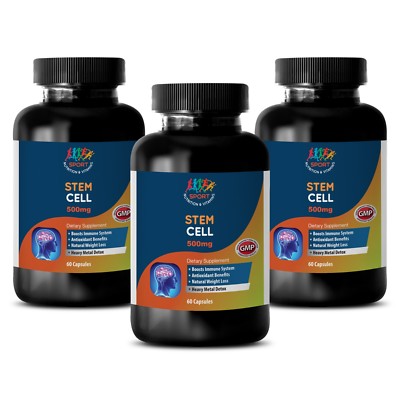 Organic Stem Cell Activator 500mg Blue Green Algae From Klamath Lake (3 Bottles)