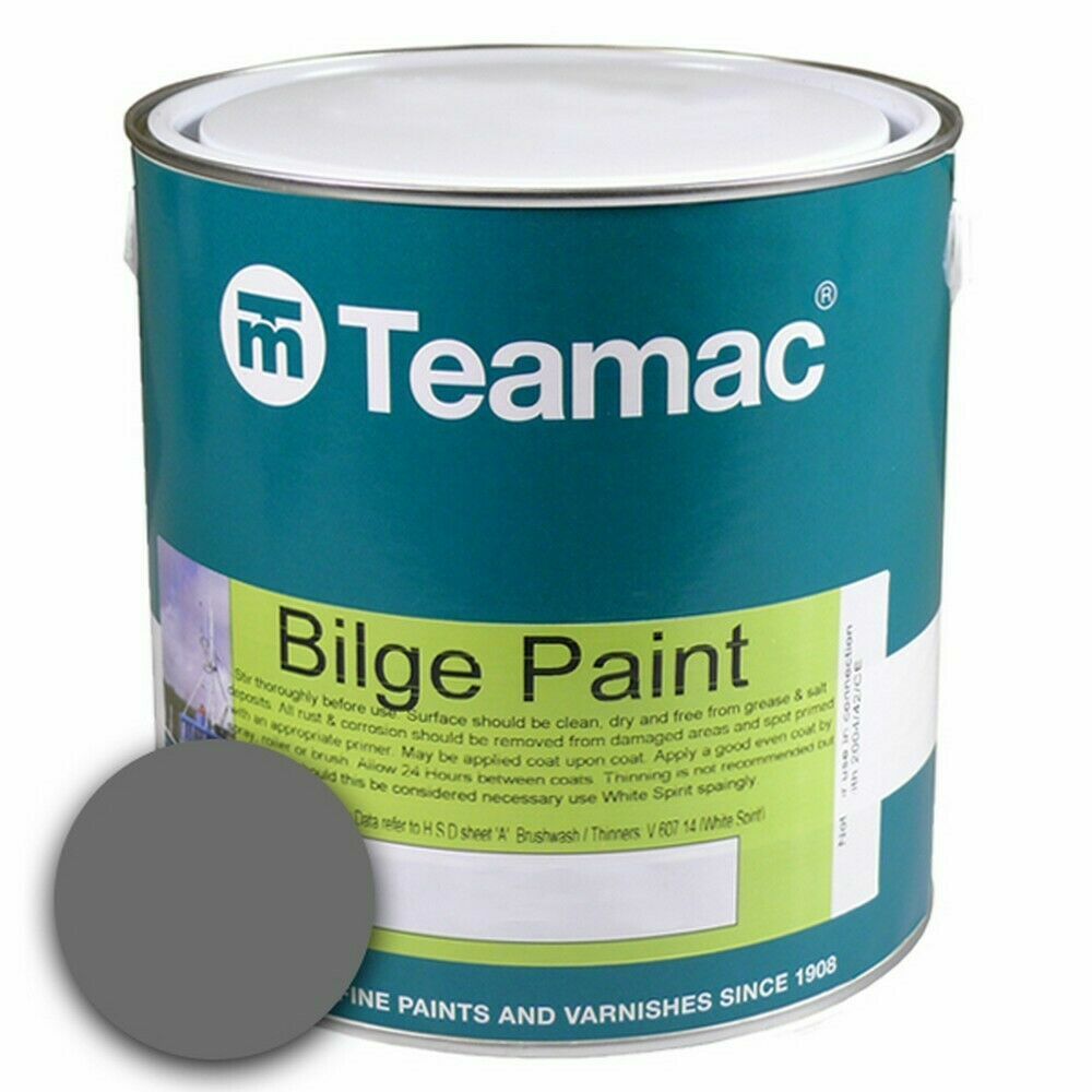 Teamac Marine Bilge & Locker Boat Paint, 1 Litre, GREY eBay