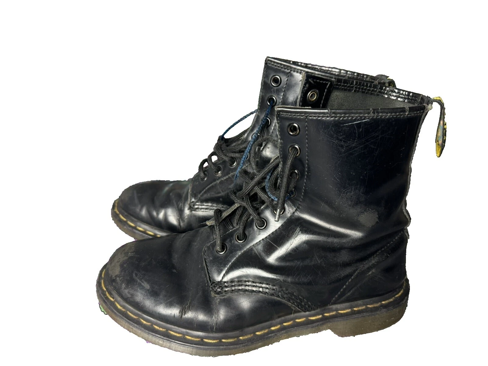 Calzado vintage de cuero Dr. Martens para hombres