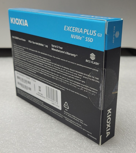 1TB SSD KIOXIA EXCERIA PLUS G3 M.2 2280 PCIe Gen 4 NVMe solid state drive 5 year - Photo 3/10