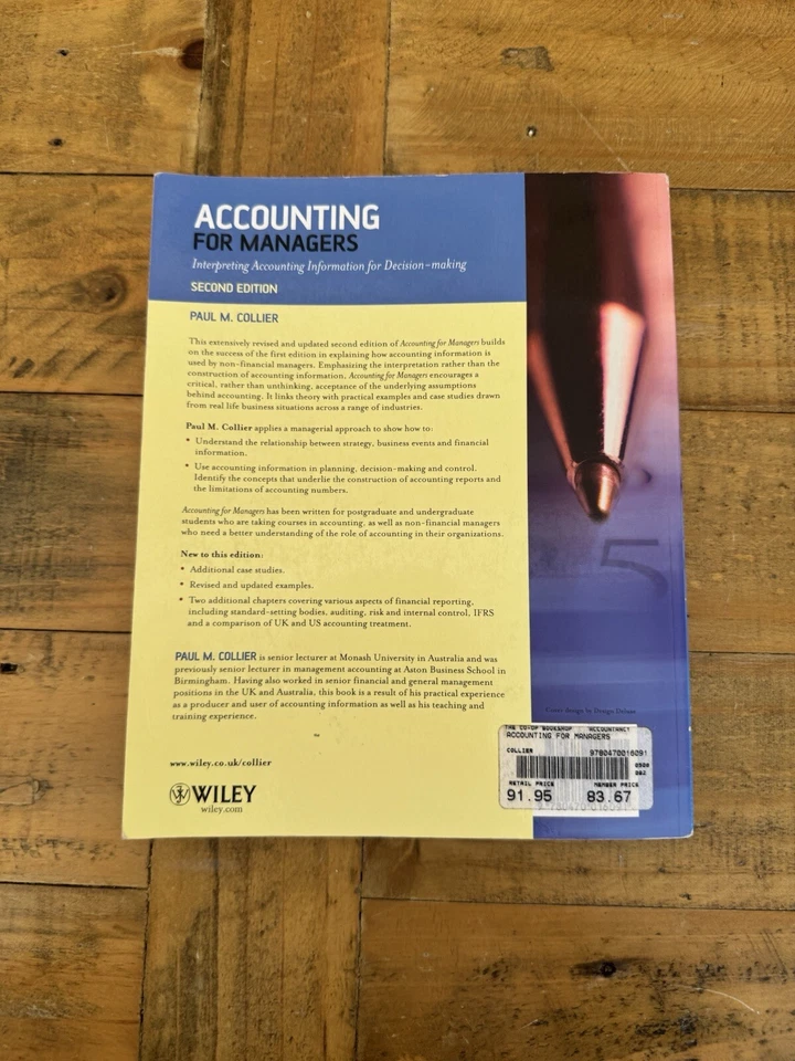 Accounting for Managers: Interpreting Accounting Information for Decision-Making - Image 2 of 4