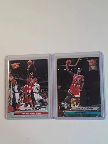 1992-93 ULTRA MICHAEL JORDAN WITH SLAM DUNK INSERT-CHICAGO BULL HOFER-THE GOAT