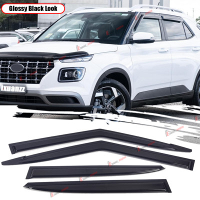 Premium For Hyundai Venue 2020-2025 Window Vent Visor Rain Guards Deflectors