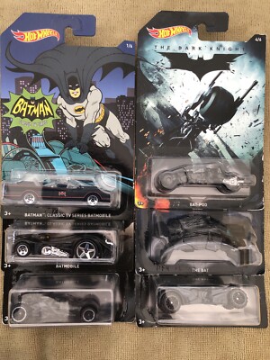 Hot Wheels Batman 2019 1:64 Escalado Paquete de 5 Hot Wheels Hot Wheels