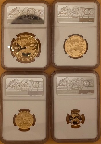 2020-W American Gold Eagle Set NGC PF70 Ultra Cameo FDOI Mercanti Signed - Picture 7 of 7