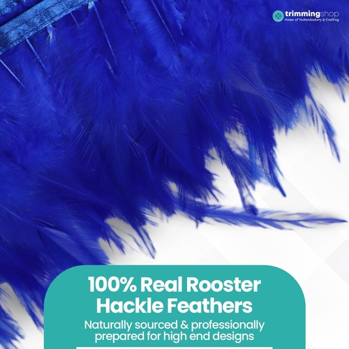 Disfraz de sombrero artesanal Hackle Coque con flecos recorte de plumas de gallo de 2 metros - Imagen 49 de 122