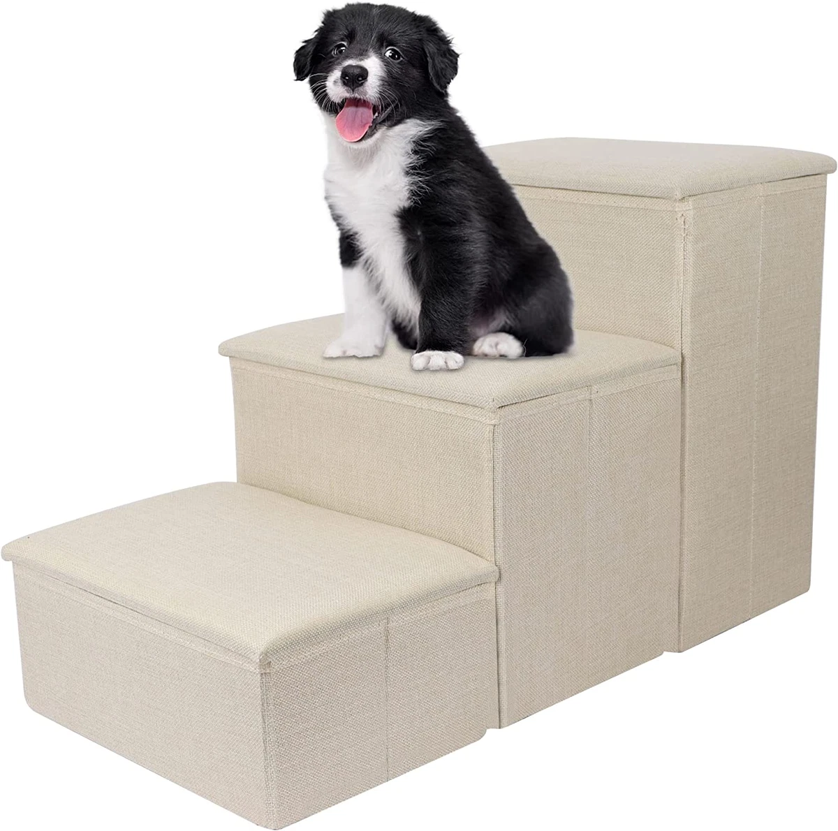 Pet steps top for tall beds