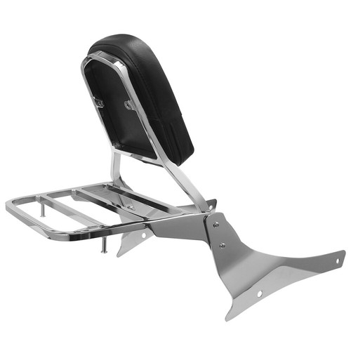 Sissy Bar Backrest Luggage Rack Set For Suzuki C50 M50 Intruder Volusia VL 800 - Picture 8 of 12