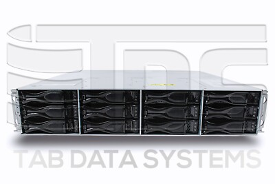 NetApp E-Series DE1600 12-Bay w/ 12x X4022A-R6 3TB SED NSE HDDs, 2x PSU ...