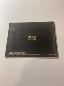 Nobunaga's Ambition (Nintendo NES)  manual Only