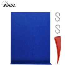 WHDZ Car Window Guard Felt Curve Wedge Tool Paintless Dent Repair Kits Blue