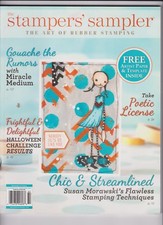 THE STAMPER'S SAMPLER MAGAZINE THE ART OF RUBBER STAMPING JUL/AUG/SEP 2014.