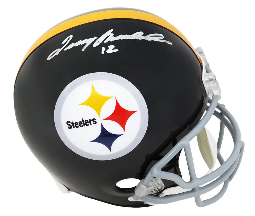 Terry bradshaw signed mini helmet sales