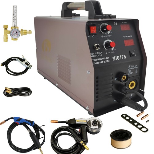 MIG Welder Lotos MIG175 220Volt 175 Amp MIG FluxCore Welder & Spool