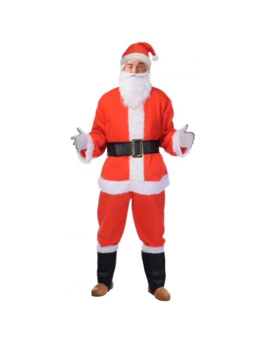 Palle Di Natale Per Barba Kit 12 Barbe Finta Babbo Natale - Accessorio Per  Feste (bianco) Barba Bianca Finta, image size:928x1200