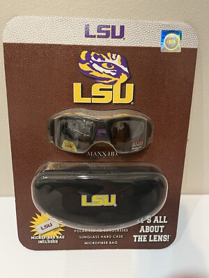 LSU Tigers Maxx HD Polarized Sunglasses w/case and bag