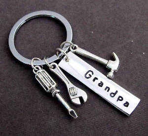 Download Grandpa Keychain Grandpa Gift Father S Day Gift Grandad Gift Grandfather Keyring Ebay