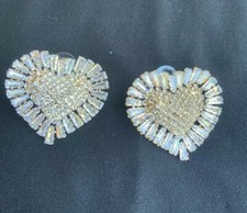 Earrings Heart Fashion Jewelry Studs Rhinestone Cubic Zirconia Special Occasion