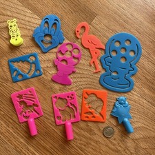 Vtg Lisa Frank Lot of Stencils Pencil Topper Party Favor Gumball Clown School