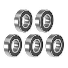 6800-2RS Deep Groove Ball Bearing 10x19x5mm Double Sealed ABEC-3 Bearings 5-Pack
