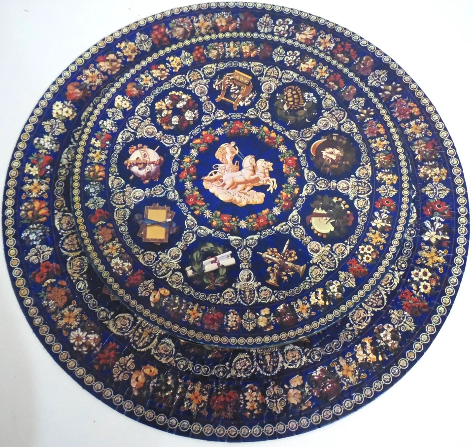 "缪斯桌" Springbok "Circular" 拼图带盒 复古 '69" — 第 2/4 张图片