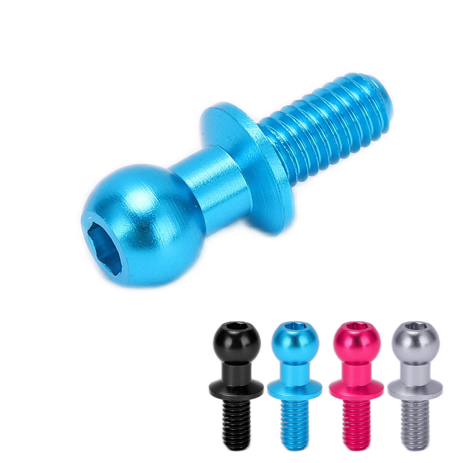 10pcs Metal Ball Head Screw Link Rod  End for Tamiya TT01 TT02 RC