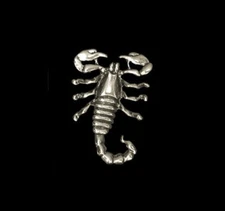 SCORPION VEST PIN  MADE IN THE USA  MOTORCYCLE BIKER JACKET PIN FREE USA SHIP