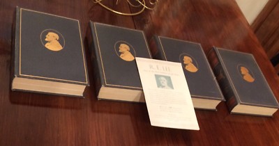 Rare 4 Book Set Pulitzer Prize Edition R E Lee Douglas S Freeman w Rare Booklet