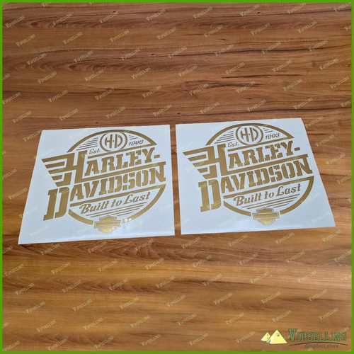 Harley Davidson FXLR FXEF VINTAGE Badge Shield Tank Premium Decals Stickers Set - 第 5/6 張圖片