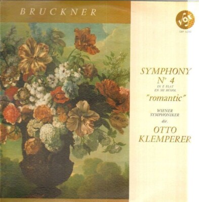LP Bruckner / Vienna Symphony Orchestra under Klemperer Symphony No 4 in E flat