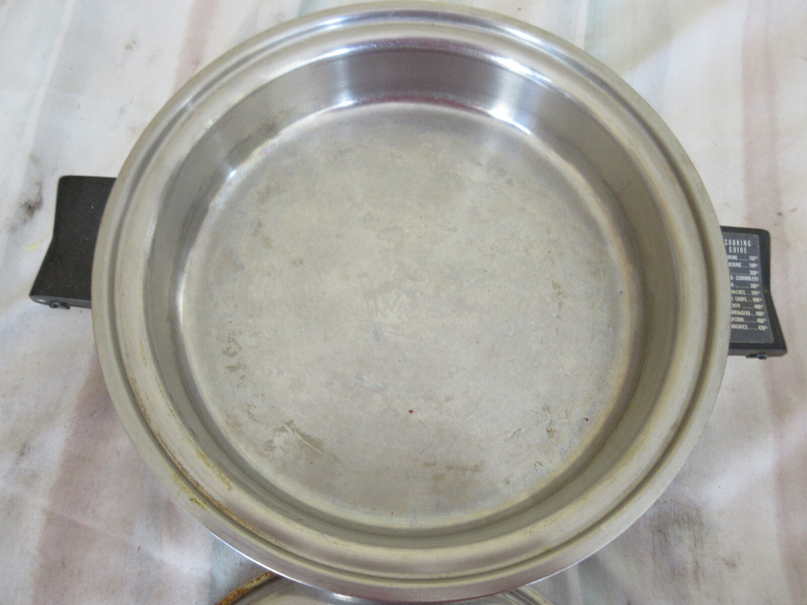 Vintage Saladmaster Electric Skillet Model 7817, 900 Watts eBay