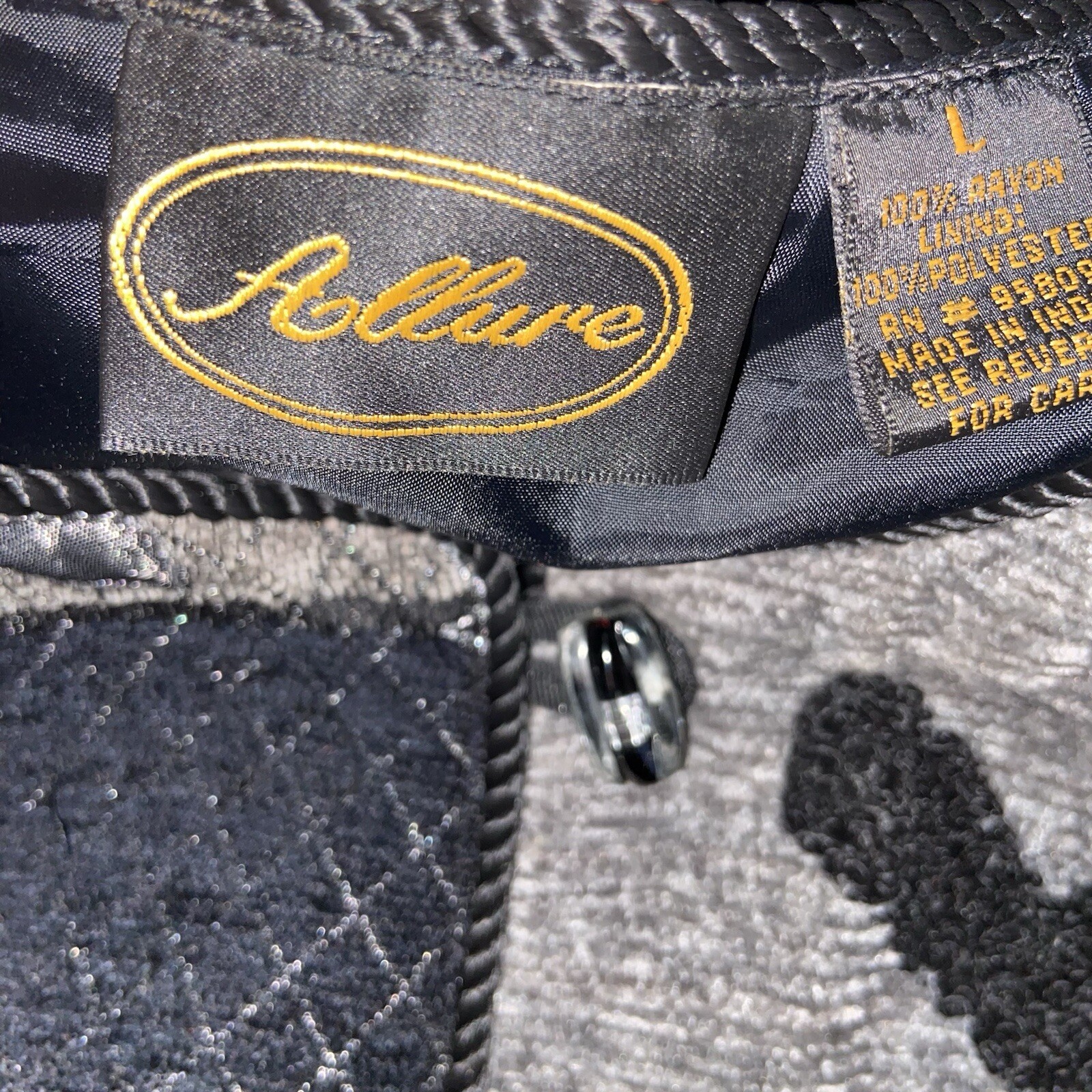 Allure Jacket Womens Large Patchwork Lagenlook Ar… - image 11