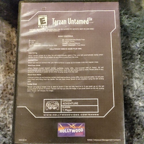 Disney's Tarzan: Untamed (Nintendo 🔥GameCube, 2001)🔥 - Picture 3 of 4