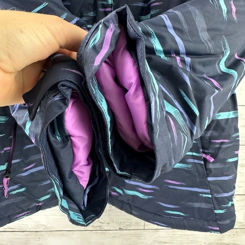 Columbia Girls XL Full Zip Up Hooded Jacket Blue Purple Ski Snow horizon ridge - Picture 4 of 11