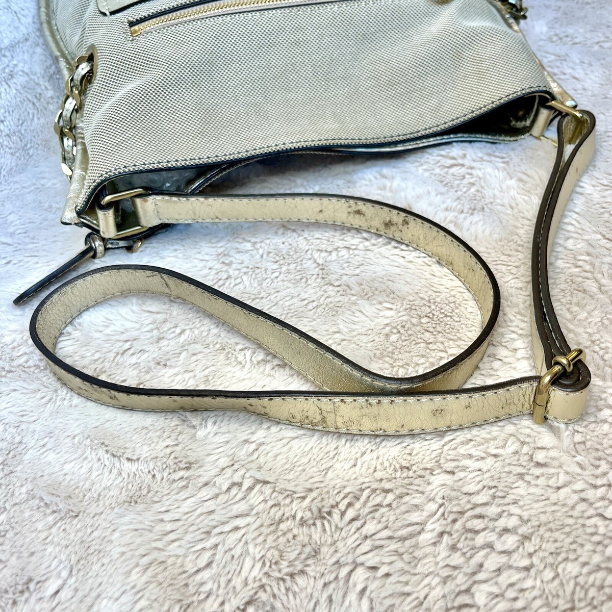 Chloé メタリックシルバー ハンドバッグ Chloé Small Bracelet Metallic Leather Hobo Bag | Saks Fifth Avenue