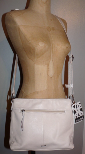 Borsa a tracolla The Sak Reseda in pelle nuova con etichette - avorio/bianco sporco - prezzo al pubblico consigliato $149 - Foto 3 di 11