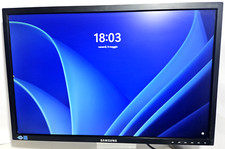 monitor 22" FHD Samsung S22C450 S22C450MW Vga DVI lcd audio LED x pc NO BASE#3H